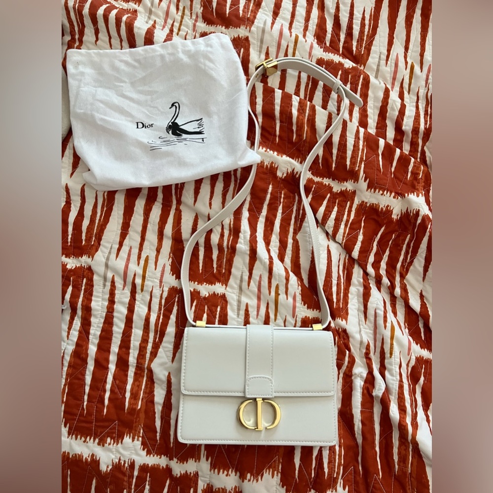Inspired white and gold bag